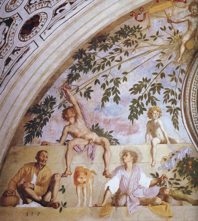 Pontormo - Vertumnus et Pomona (detail) 1.jpg